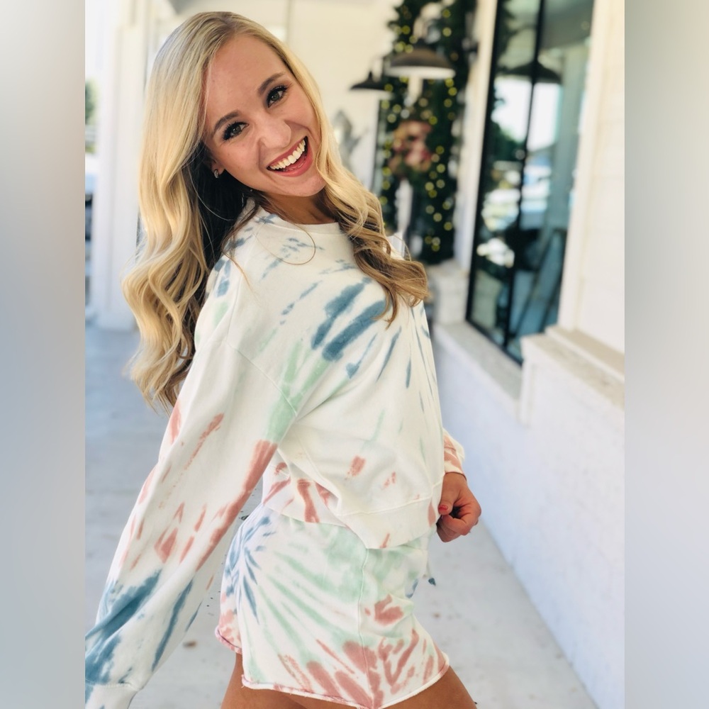 Z Supply Women's Britton Tie-Dye Pullover 🩵 Size XS